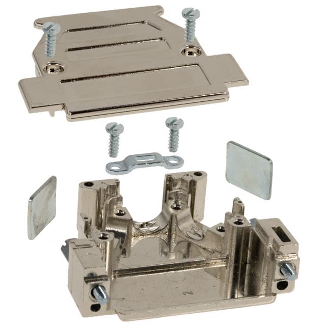 975-025-020R121 NorComp Inc.  Capots de connecteurs D-Sub en forme de D